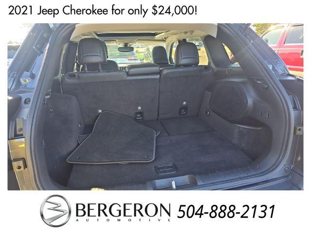 used 2021 Jeep Cherokee car, priced at $24,000