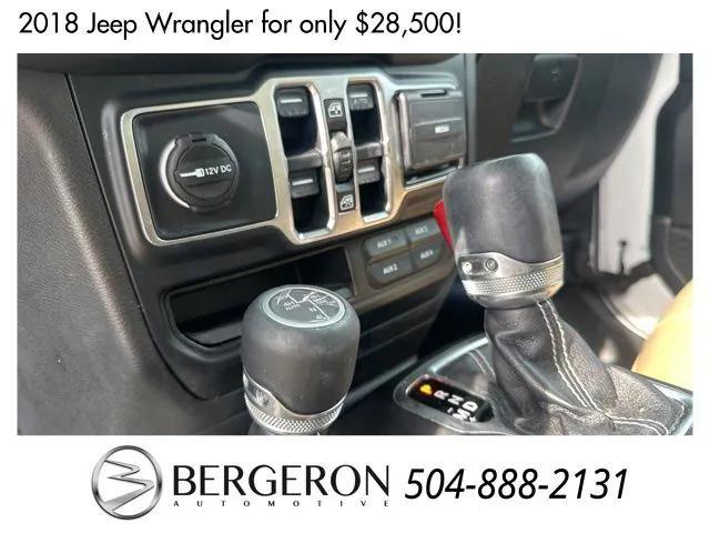 used 2018 Jeep Wrangler Unlimited car, priced at $28,500