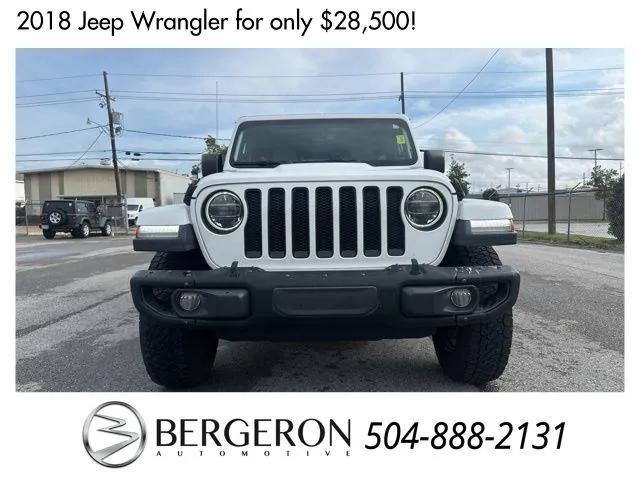 used 2018 Jeep Wrangler Unlimited car, priced at $28,500