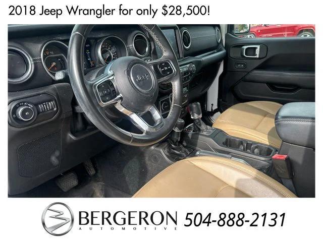 used 2018 Jeep Wrangler Unlimited car, priced at $28,500