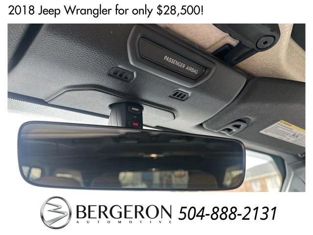 used 2018 Jeep Wrangler Unlimited car, priced at $28,500