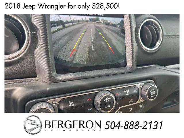 used 2018 Jeep Wrangler Unlimited car, priced at $28,500