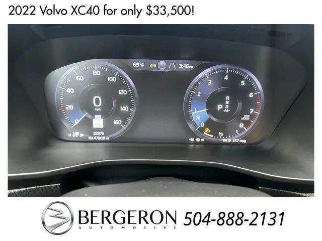 used 2022 Volvo XC40 car, priced at $33,500