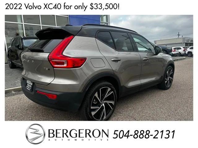 used 2022 Volvo XC40 car, priced at $33,500