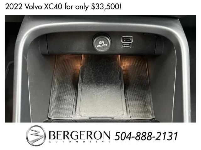 used 2022 Volvo XC40 car, priced at $33,500