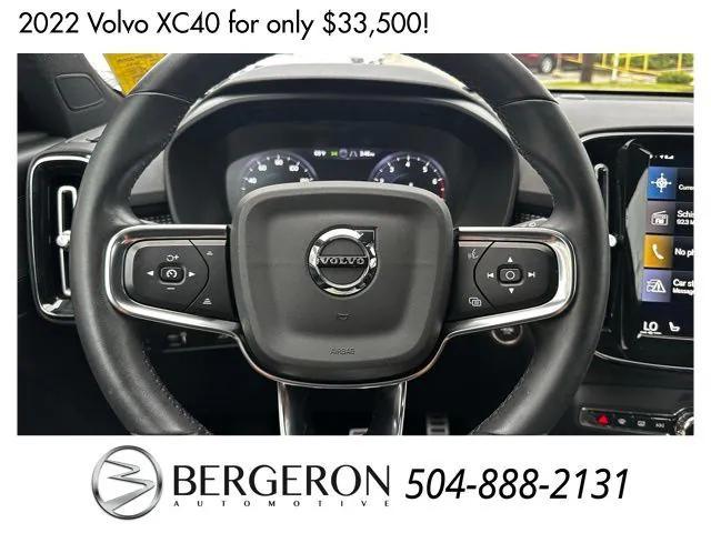 used 2022 Volvo XC40 car, priced at $33,500