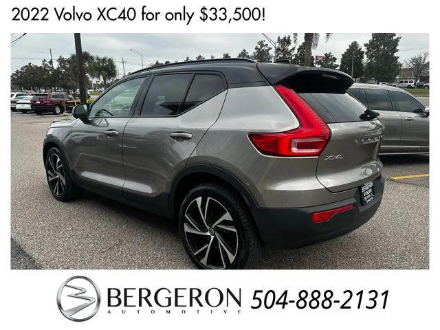 used 2022 Volvo XC40 car, priced at $33,500