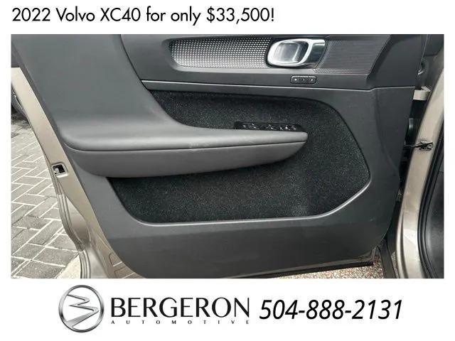 used 2022 Volvo XC40 car, priced at $33,500