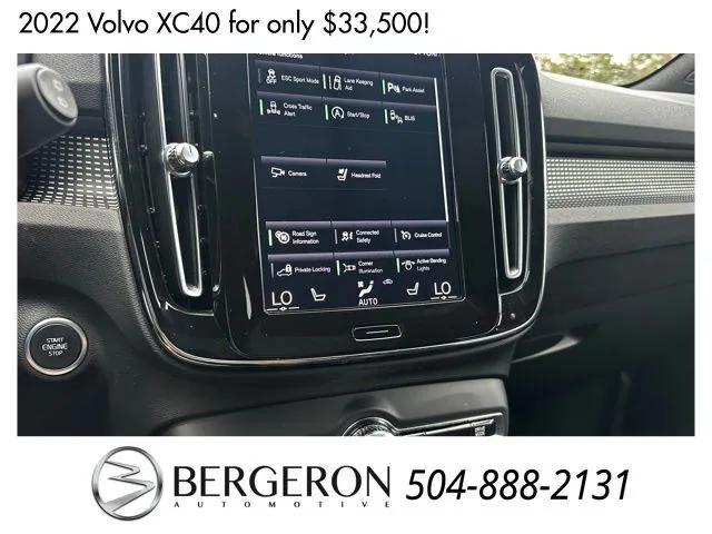 used 2022 Volvo XC40 car, priced at $33,500