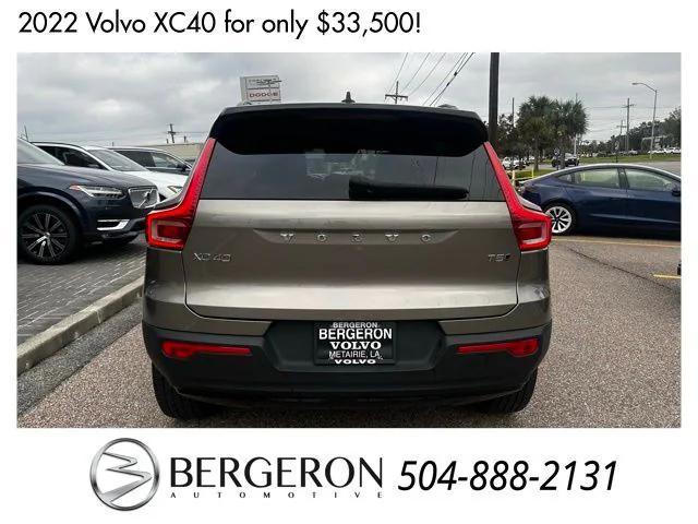 used 2022 Volvo XC40 car, priced at $33,500