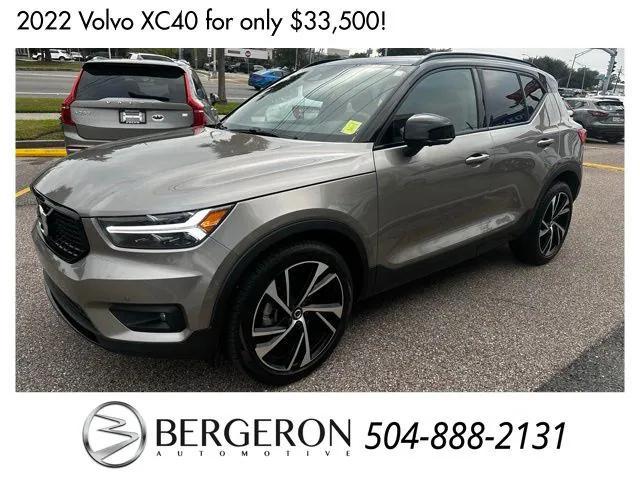 used 2022 Volvo XC40 car, priced at $33,500