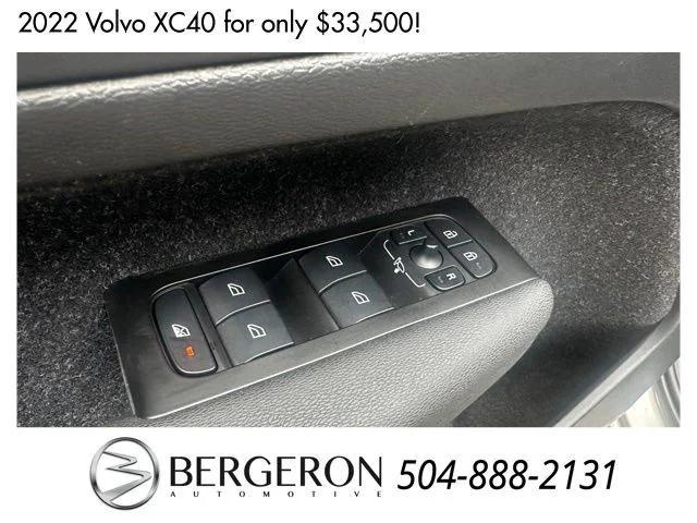 used 2022 Volvo XC40 car, priced at $33,500