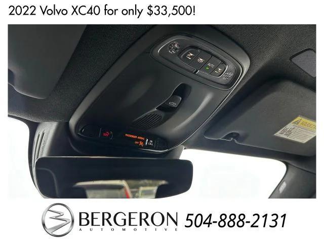 used 2022 Volvo XC40 car, priced at $33,500