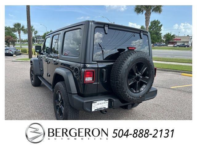 used 2021 Jeep Wrangler Unlimited car, priced at $34,500