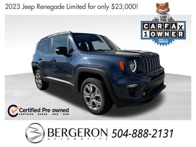 used 2023 Jeep Renegade car, priced at $23,000