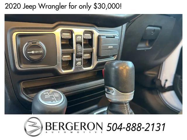 used 2020 Jeep Wrangler Unlimited car, priced at $30,000