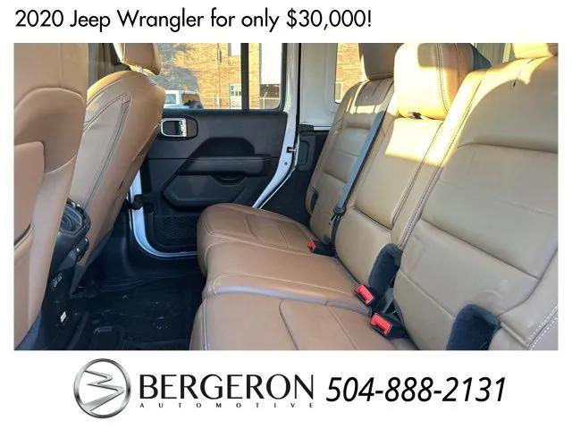 used 2020 Jeep Wrangler Unlimited car, priced at $30,000