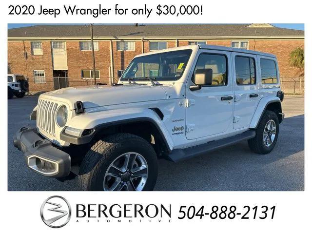 used 2020 Jeep Wrangler Unlimited car, priced at $30,000