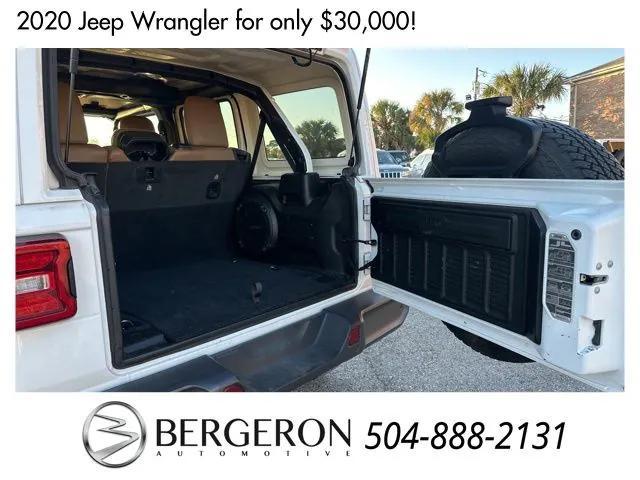 used 2020 Jeep Wrangler Unlimited car, priced at $30,000