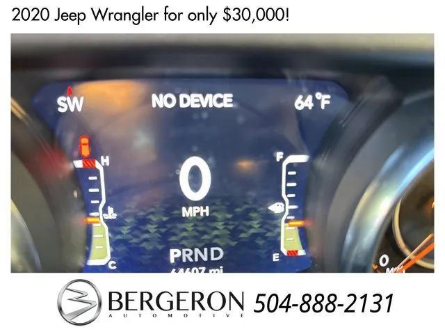 used 2020 Jeep Wrangler Unlimited car, priced at $30,000