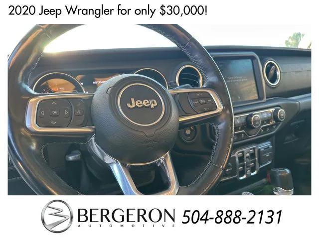 used 2020 Jeep Wrangler Unlimited car, priced at $30,000