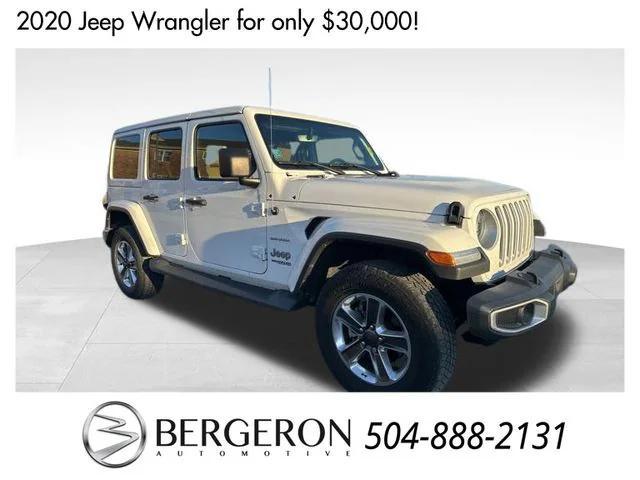 used 2020 Jeep Wrangler Unlimited car, priced at $30,000