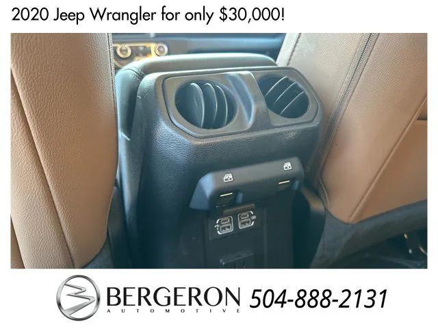 used 2020 Jeep Wrangler Unlimited car, priced at $30,000