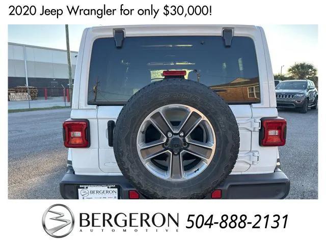 used 2020 Jeep Wrangler Unlimited car, priced at $30,000