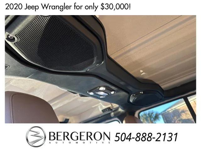 used 2020 Jeep Wrangler Unlimited car, priced at $30,000