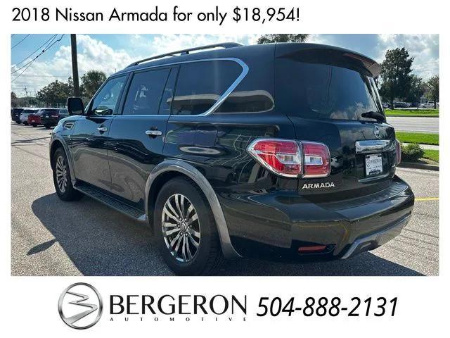 used 2018 Nissan Armada car, priced at $18,954