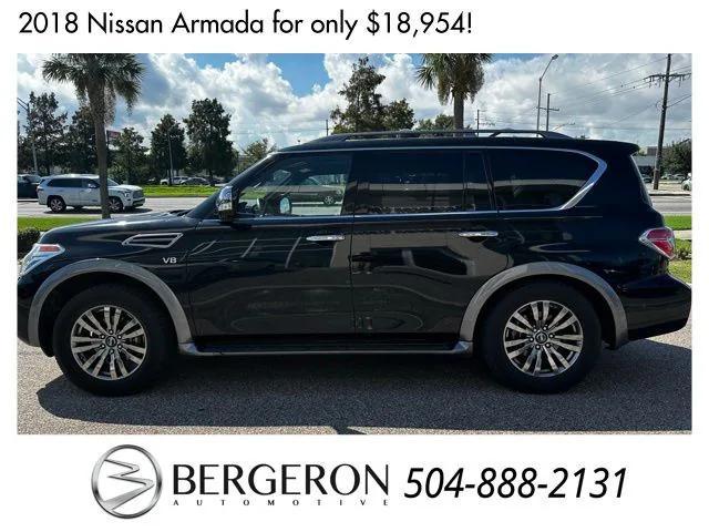 used 2018 Nissan Armada car, priced at $18,954