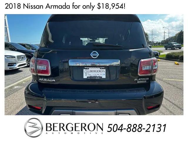 used 2018 Nissan Armada car, priced at $18,954