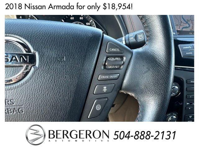 used 2018 Nissan Armada car, priced at $18,954