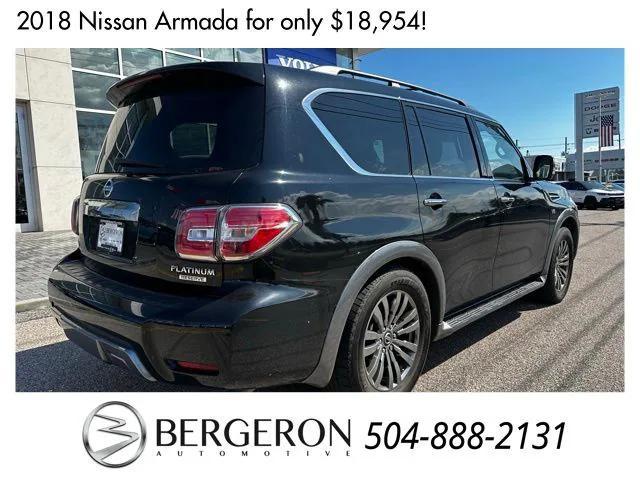 used 2018 Nissan Armada car, priced at $18,954