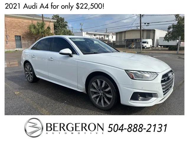 used 2021 Audi A4 car, priced at $22,500