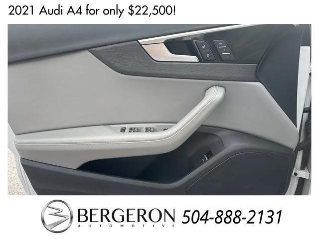 used 2021 Audi A4 car, priced at $22,500