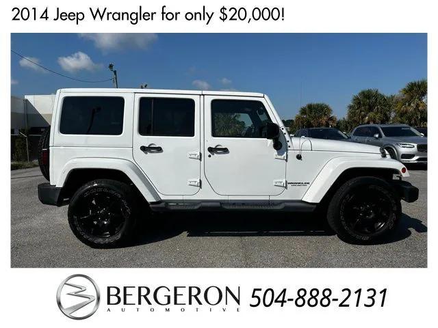 used 2014 Jeep Wrangler Unlimited car, priced at $20,000