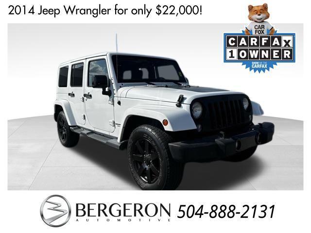 used 2014 Jeep Wrangler Unlimited car, priced at $22,000