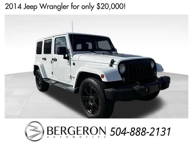 used 2014 Jeep Wrangler Unlimited car, priced at $20,000