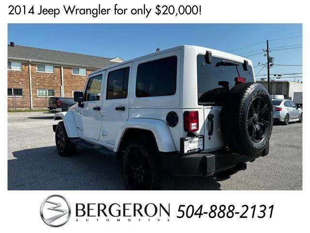 used 2014 Jeep Wrangler Unlimited car, priced at $20,000