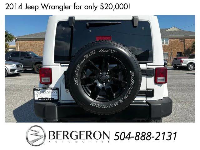 used 2014 Jeep Wrangler Unlimited car, priced at $20,000