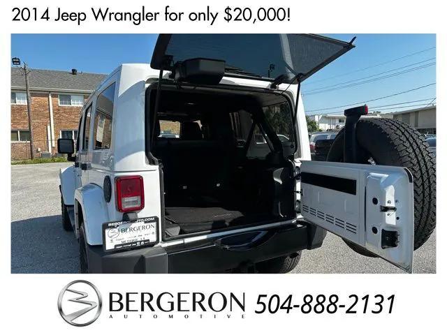 used 2014 Jeep Wrangler Unlimited car, priced at $20,000