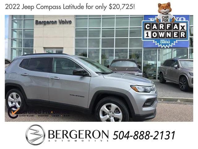 used 2022 Jeep Compass car, priced at $20,725