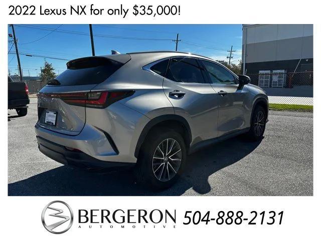 used 2022 Lexus NX 250 car, priced at $35,000