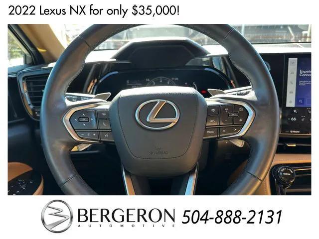 used 2022 Lexus NX 250 car, priced at $35,000