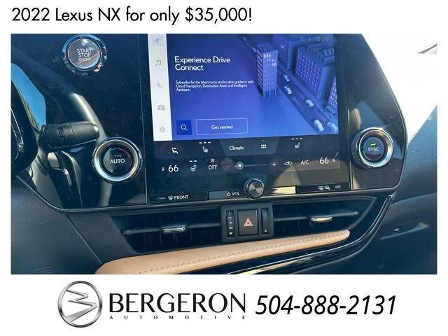 used 2022 Lexus NX 250 car, priced at $35,000