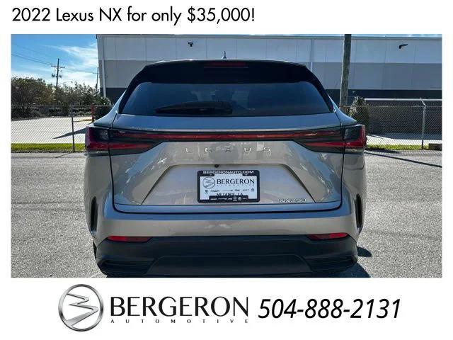 used 2022 Lexus NX 250 car, priced at $35,000