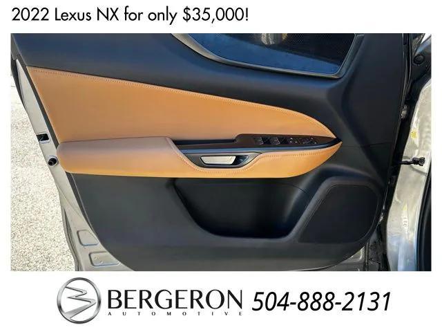 used 2022 Lexus NX 250 car, priced at $35,000