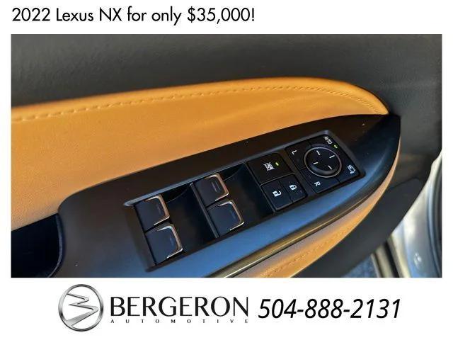 used 2022 Lexus NX 250 car, priced at $35,000