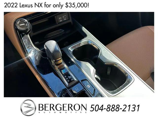 used 2022 Lexus NX 250 car, priced at $35,000